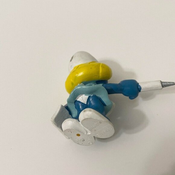 Smurfs Smurfette Doctor Nurse Injured Smurf Peyo Schleich - Picture 16 of 16
